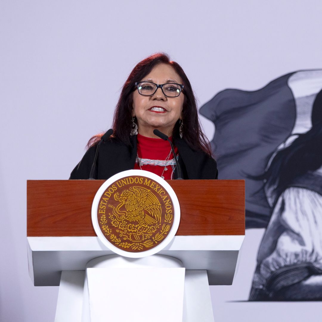 Leticia Ramírez da informe sobre programas del Bienestar durante glosa 2026.
